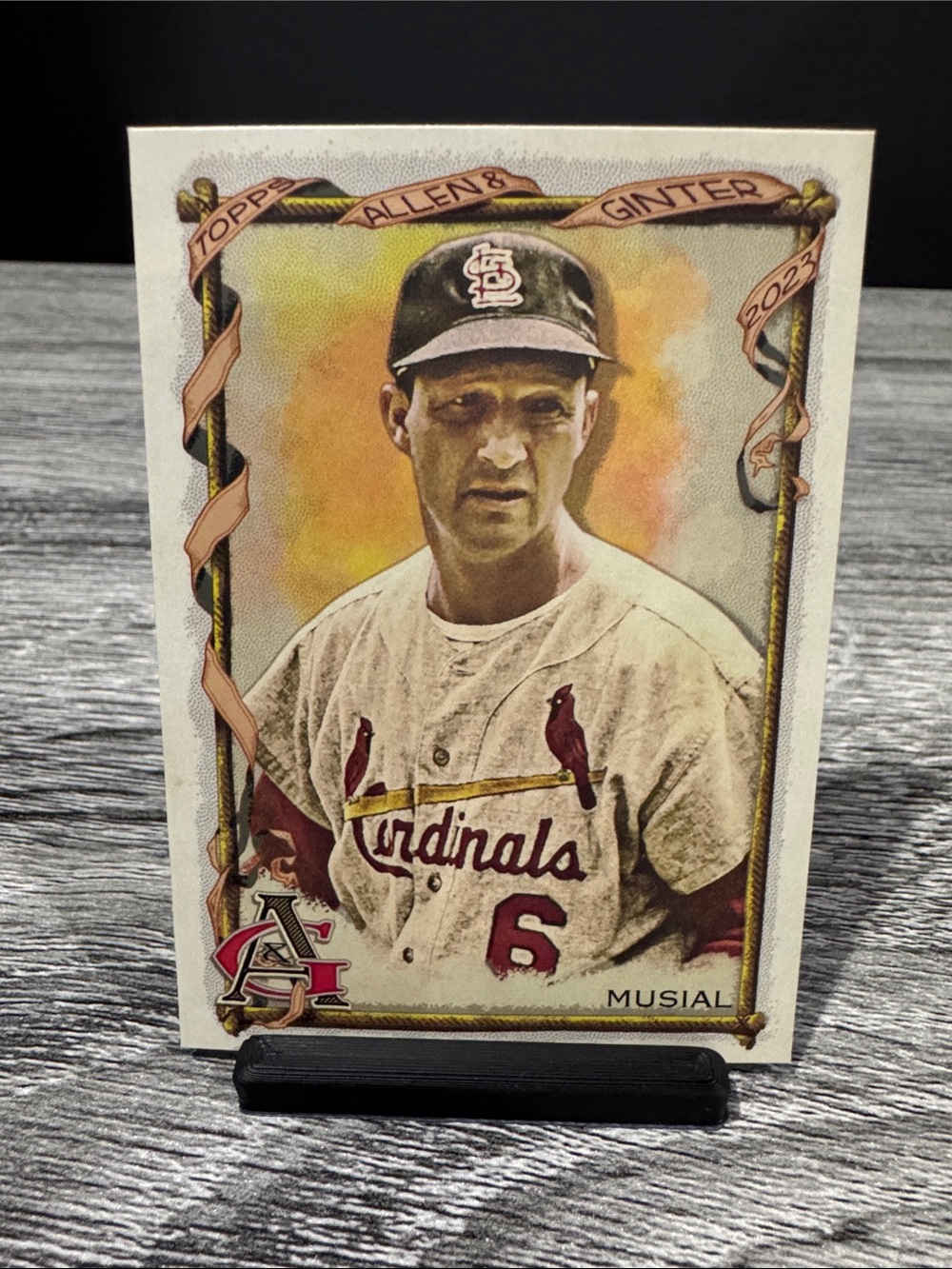 Topps | Allen & Ginter #25: St. Louis Cardinals: Stan Musial (2023) - Card